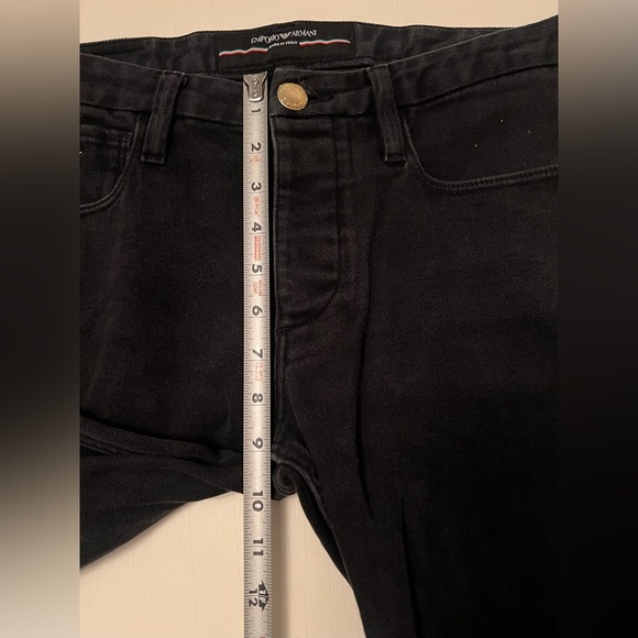 Emporio Armani Gold Series Mens Slim Fit Black Gold Jeans 6Z1J00 1D2JZ 0005 - Picture 15 of 16